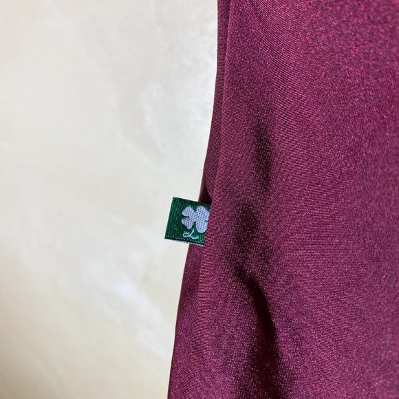 Lucky Leo Dancewear Custom Angel Leotard Burgundy Spandex AXS/S - Picture 3 of 3